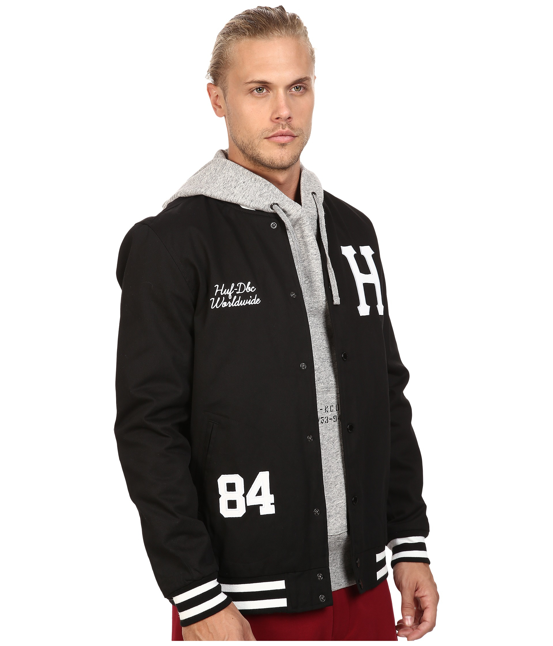 Huf Synthetic Classic H Varsity Jacket for Men - Lyst